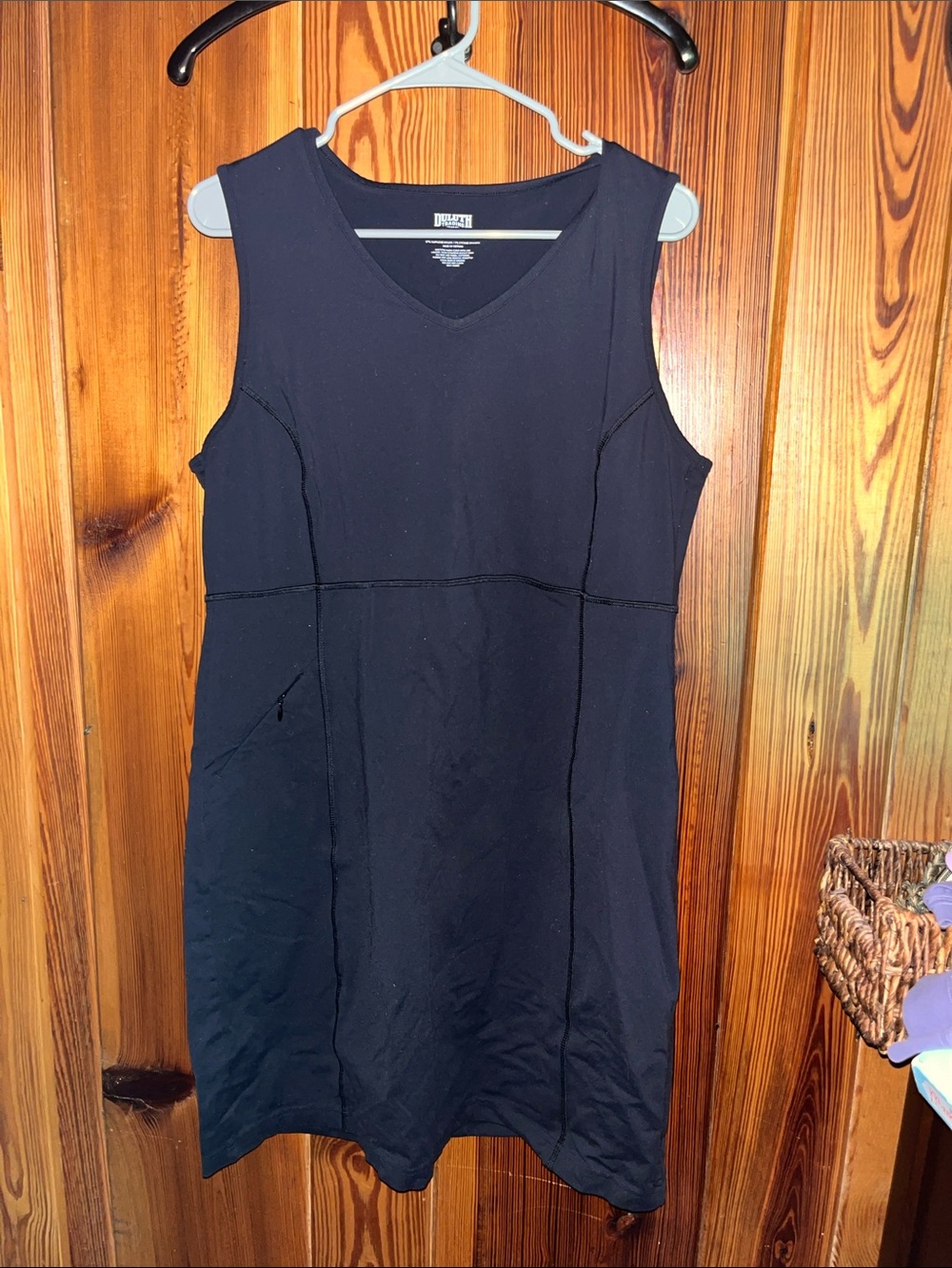 Duluth Trading Co black athletic dress
